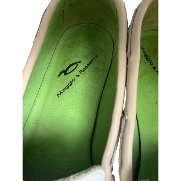 Maggio & Rosetto womens car shoes slip on loafer casual size 9.5 leather - Picture 3 of 7